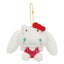 Sanrio Cinnamoroll 20th Anniversary Narikiri Hello Kitty Plush Keychain