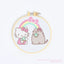 Stitch & Story Hello Kitty x Pusheen Sweet Treats Cross Stitch Kit