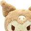 Sanrio - Small Kuromi Beige and White Howa Howa Plush