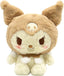 Sanrio - Small Kuromi Beige and White Howa Howa Plush