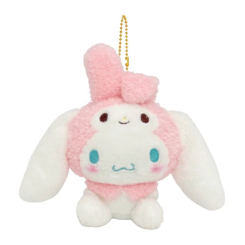 Sanrio - Cinnamoroll 20th Anniversary Narikiri My Melody Plush Keychain
