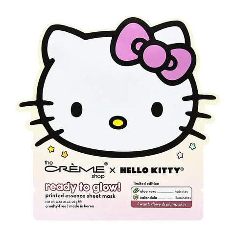 Crème Shop x Hello Kitty Ready To Glow Sheet Mask
