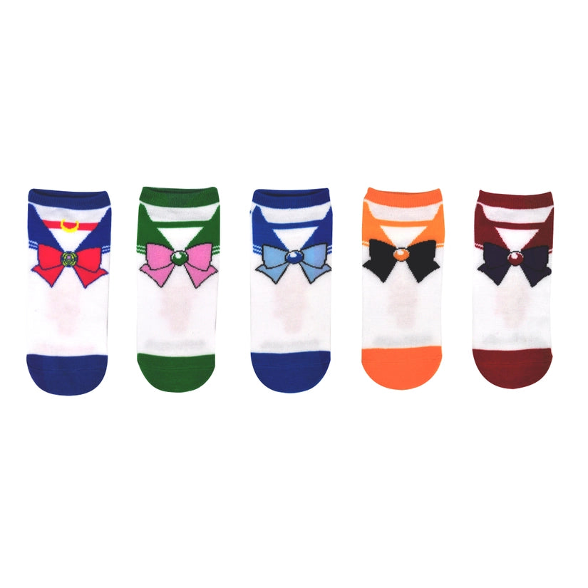 Sailor Moon 5 Pair - Low Cut Crew Socks