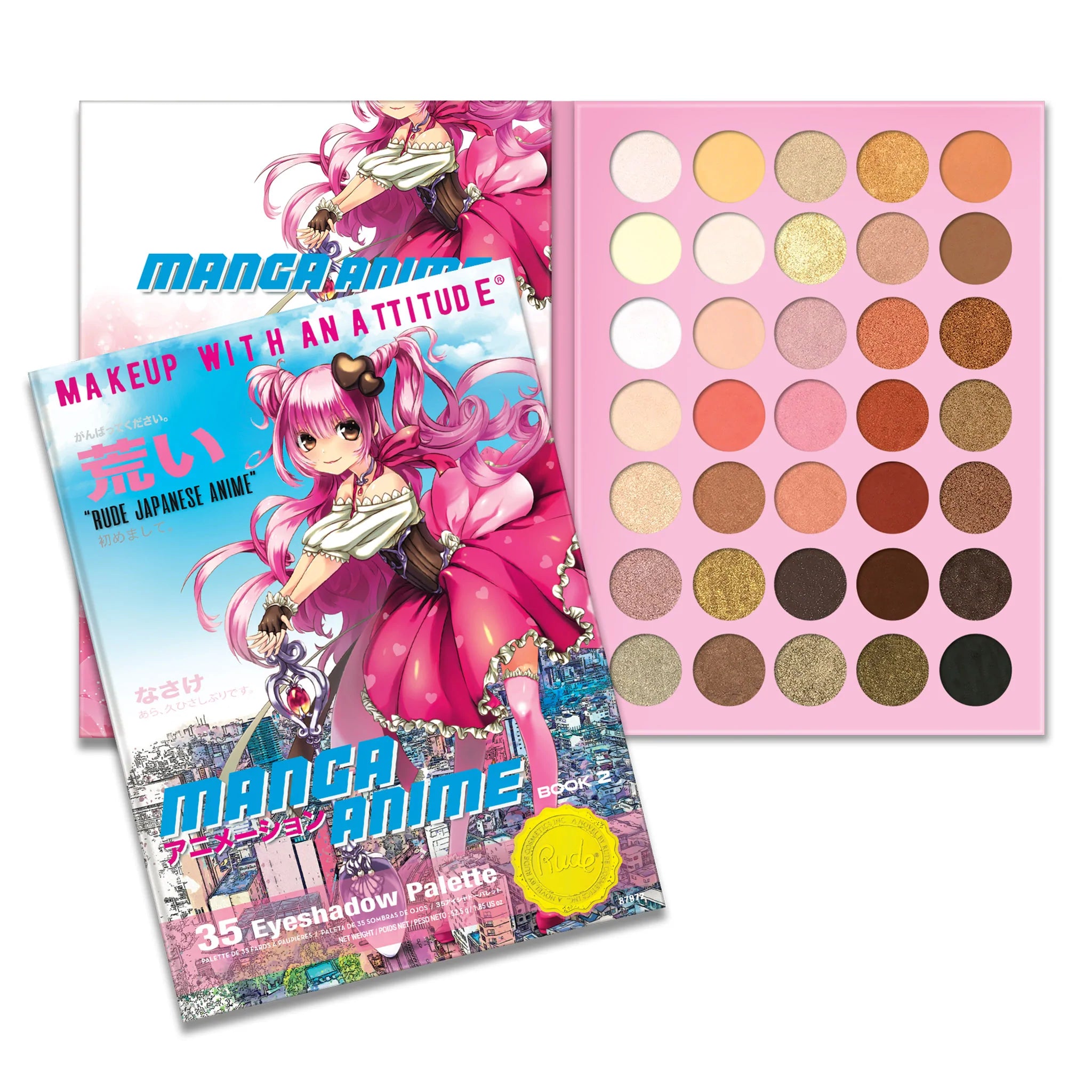 Rude Cosmetics - Manga Anime 35 Eyeshadow Palette Book 2