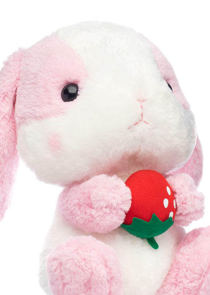 Amuse - Milk Chan Holding A Strawberry Bunny Plush