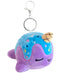 Blue Moon Nomwhal Plush Keychain 