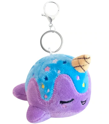 3.5" Blue Moon Nomwhal Plush Keychain