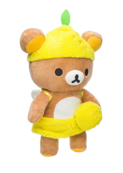 13.5" Rilakkuma Wearing A Lemon Outfit Plush
