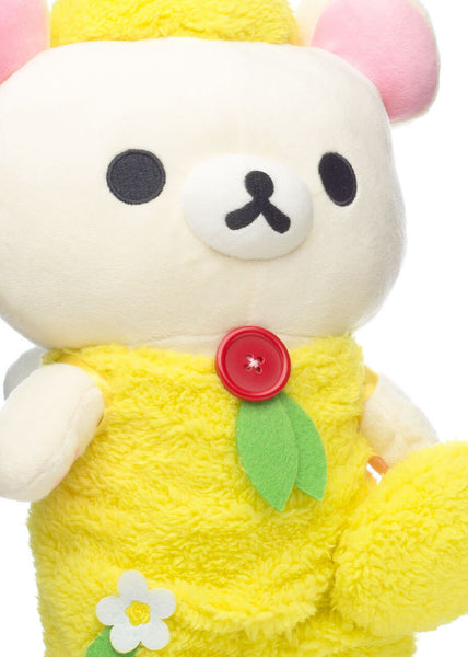 13.5" Korilakkuma Wearing A Lemon Outfit Plush