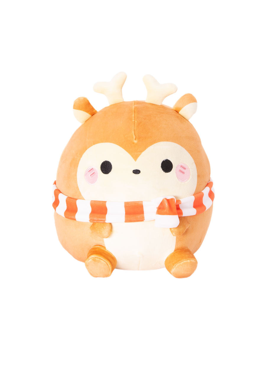Honeymaru Holiday Rolling Reindeer Mochi Plush