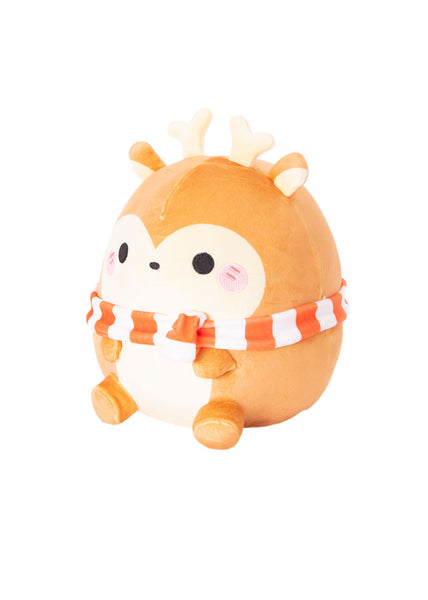 Honeymaru Holiday Rolling Reindeer Mochi Plush