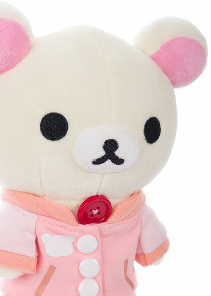 8" Korilakkuma In Pink Letterman Jacket Plush