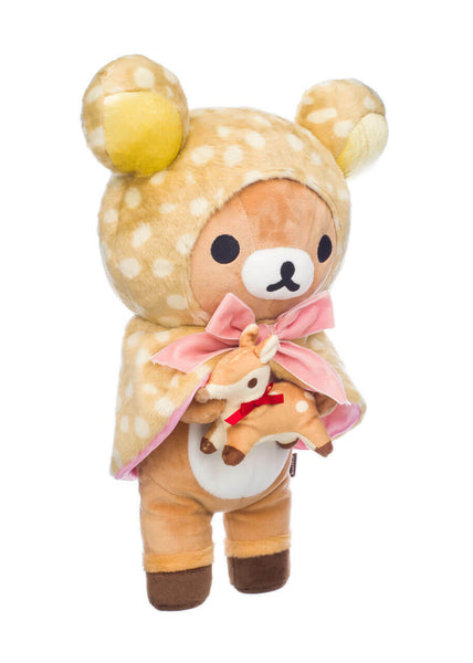 15" Rilakkuma Holding A Fawn Plush