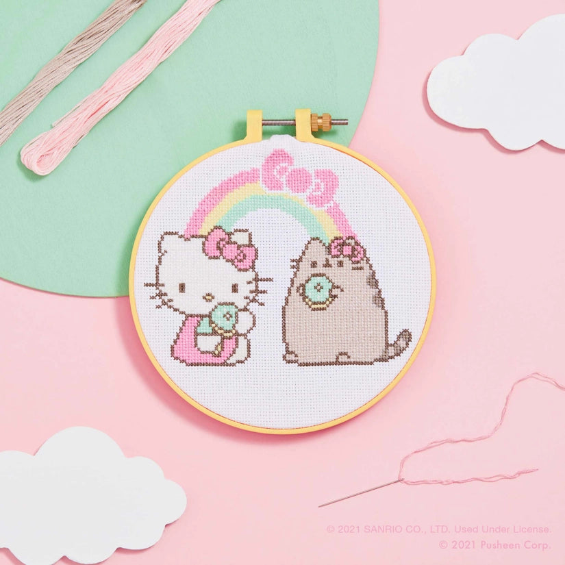 Stitch & Story: Hello Kitty x Pusheen: Small Iron-On Patches – Tayboo  Boutique