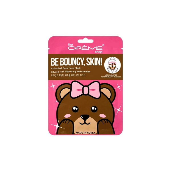 the Crème Shop -Be Bouncy - Bear Face Mask