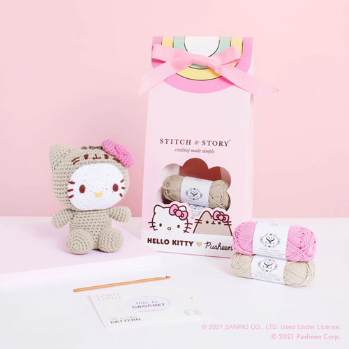 Hello Kitty Panda Amigurumi Crochet Kit