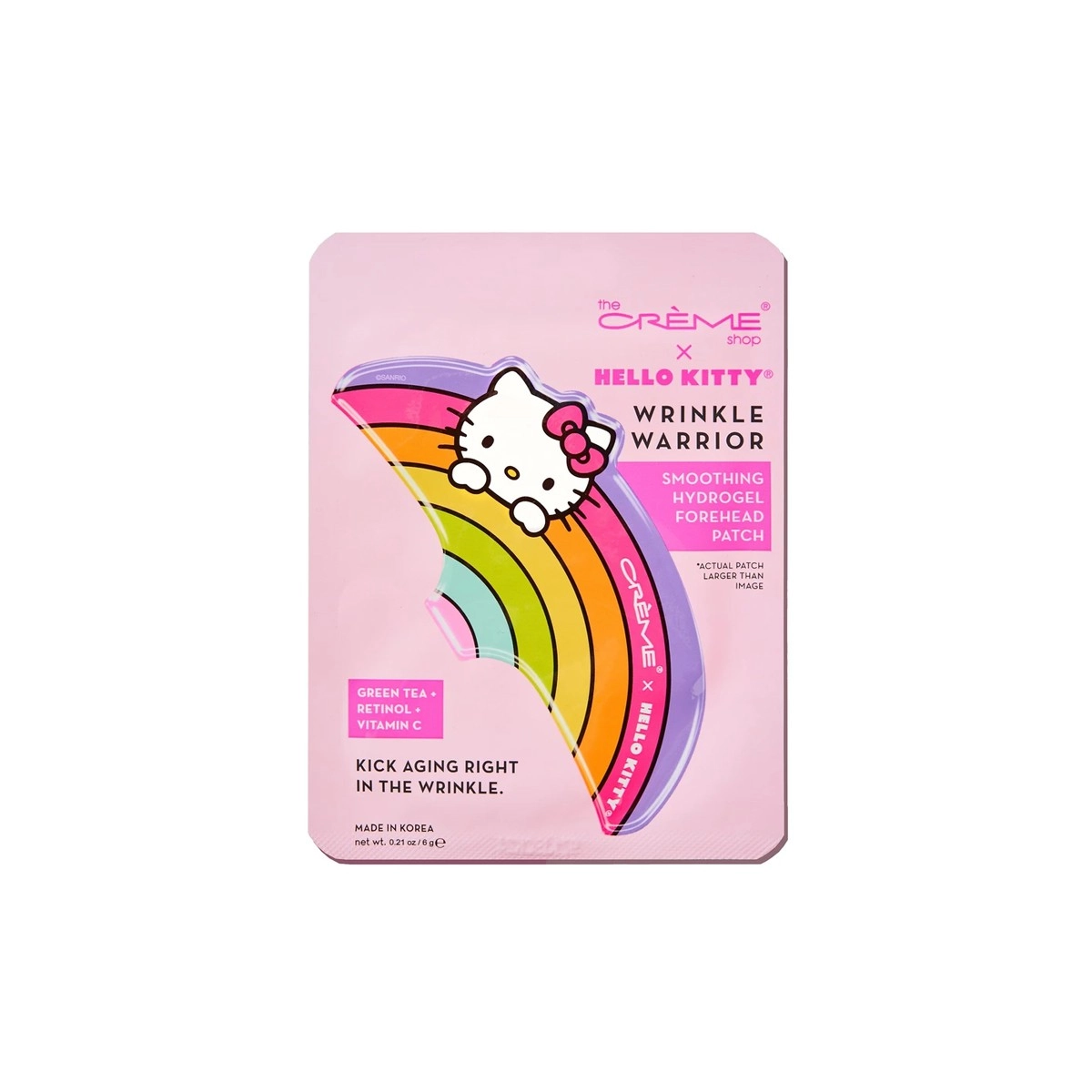 the Crème Shop x Hello Kitty - Wrinkle Warrior Forehead Patch