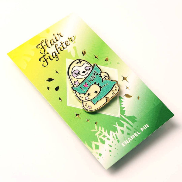 I Heart Naps (Flair Fighter) Enamel Pin